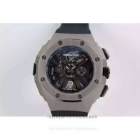 Réplique Montre Audemars Piguet Royal Oak Concept Laptimer Michael Schumacher Acier inoxydable Skeleton Dial