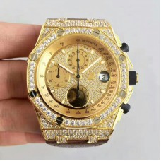 Réplique Montre Audemars Piguet Royal Oak Offshore 26067OR.ZZ.D002CR.01 Or jaune Diamant Dial