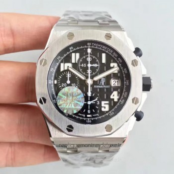 Réplique Montre Audemars Piguet Royal Oak Offshore 26170ST.OO.1000ST.08 Acier inoxydable Noir Dial