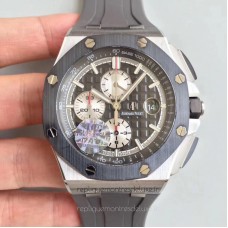 Réplique Montre Audemars Piguet Royal Oak Offshore 26400IO.OO.A004CA.01 Acier inoxydable Noir Dial 