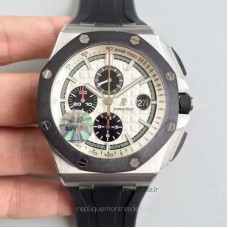 Réplique Montre Audemars Piguet Royal Oak Offshore 26400SO.OO.A002CA.01 Acier inoxydable Blanc Dial 