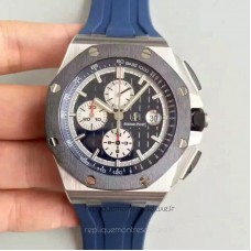 Réplique Montre Audemars Piguet Royal Oak Offshore 26401PO.OO.A018CR.01 Acier inoxydable Bleu Dial 