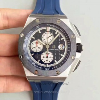 Réplique Montre Audemars Piguet Royal Oak Offshore 26401PO.OO.A018CR.01 Acier inoxydable Bleu Dial 