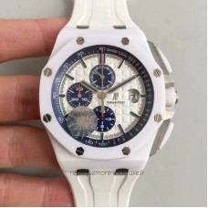 Réplique Montre Audemars Piguet Royal Oak Offshore 26402CB.OO.A010CA.01 Blanc Ceramic Blanc Dial 