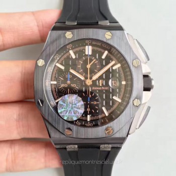 Réplique Montre Audemars Piguet Royal Oak Offshore 26405CE.OO.A002CA.02 Ceramic Noir Dial 