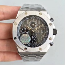 Réplique Montre Audemars Piguet Royal Oak Offshore 26470PT.OO.1000PT.01 Acier inoxydable Gris Dial 