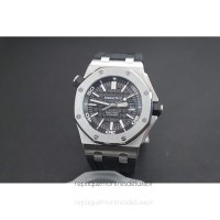 Réplique Montre Audemars Piguet Royal Oak Offshore Plongeur 15703 Acier inoxydable Noir Dial