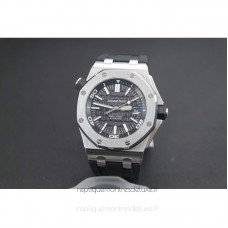 Réplique Montre Audemars Piguet Royal Oak Offshore Plongeur 15703 Acier inoxydable Noir Dial