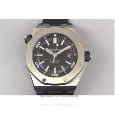 Réplique Montre Audemars Piguet Royal Oak Offshore Plongeur 15703 Acier inoxydable Noir Dial 