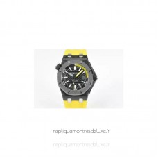 Réplique Montre Audemars Piguet Royal Oak Offshore Plongeur 15707 Carbone forgé Noir Dial 