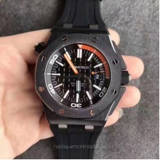 Réplique Montre Audemars Piguet Royal Oak Offshore Plongeur 15707CE.OO.A002CA.01 Noir Ceramic Noir Orange Dial 