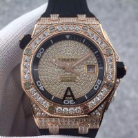 Réplique Montre Audemars Piguet Royal Oak Offshore Plongeur 15709 Or rose Diamant Or rose Diamant Dial 