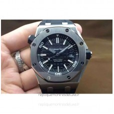 Réplique Montre Audemars Piguet Royal Oak Offshore Plongeur 15710 Acier inoxydable Noir Dial 