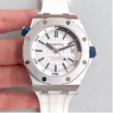 Réplique Montre Audemars Piguet Royal Oak Offshore Plongeur 15710ST.OO.A010CA.01 Acier inoxydable Blanc Dial 