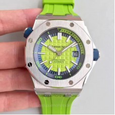 Réplique Montre Audemars Piguet Royal Oak Offshore Plongeur 15710ST.OO.A038CA.01 Acier inoxydable Green Dial 