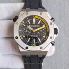 Réplique Montre Audemars Piguet Royal Oak Offshore Plongeur Chronographe 26703ST.OO Acier inoxydable Noir Dial 