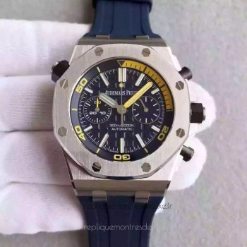 Réplique Montre Audemars Piguet Royal Oak Offshore Plongeur Chronographe 26703ST.OO.A027CA.01 Acier inoxydable Bleu Dial 