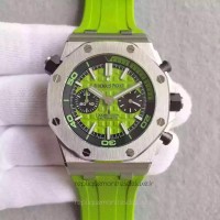 Réplique Montre Audemars Piguet Royal Oak Offshore Plongeur Chronographe 26703ST.OO.A038CA.01 Acier inoxydable Green Dial 