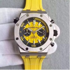 Réplique Montre Audemars Piguet Royal Oak Offshore Plongeur Chronographe 26703ST.OO.A051CA.01 Acier inoxydable Jaune Dial 