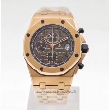 Réplique Montre Audemars Piguet Royal Oak Offshore Don Ramon De La Cruz 26192OR.D0801CR.01 Or rose Gris Dial