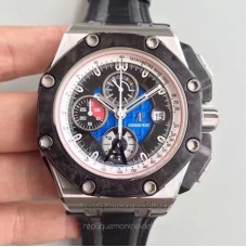 Réplique Montre Audemars Piguet Royal Oak Offshore Grand Prix 26290PO.OO.A001VE.01 Acier inoxydable Bleu Dial 