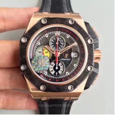 Réplique Montre Audemars Piguet Royal Oak Offshore Grand Prix 26290RO.OO.A001VE.01 Or rose Noir Dial 