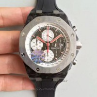 Réplique Montre Audemars Piguet Royal Oak Offshore Jarno Trulli 26202AU.OO.D002CA.01 Carbone forgé Gris Dial 