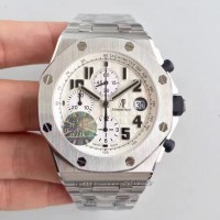 Réplique Montre Audemars Piguet Royal Oak Offshore Safari 26170ST.OO.D091CR.01 Acier inoxydable Blanc Dial