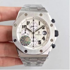 Réplique Montre Audemars Piguet Royal Oak Offshore Safari 26170ST.OO.D091CR.01 Acier inoxydable Blanc Dial