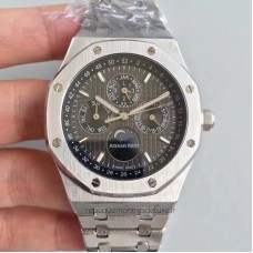 Réplique Montre Audemars Piguet Royal Oak Calendrier perpétuel 41MM 26574ST.OO.1220ST.02 Acier inoxydable Noir Dial