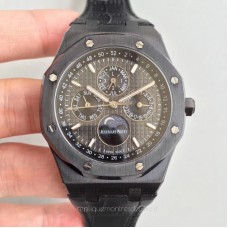 Réplique Montre Audemars Piguet Royal Oak Calendrier perpétuel 41MM 26579CE.OO.1225CE.01 Ceramic Noir Dial