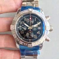 Réplique Breitling Avenger II Chronographe Automatique En Acier Inoxydable Cadran Noir