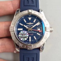 Réplique Breitling Avenger II GMT Cadran Bleu en acier inoxydable A3239011/BC35/170A