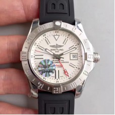 Réplique Breitling Avenger II GMT Cadran Blanc en acier inoxydable A3239011/G778/153S