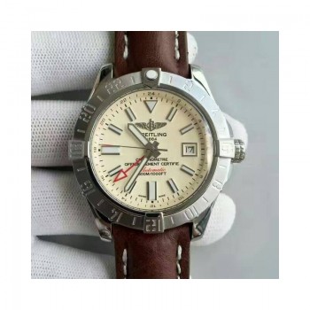 Réplique Breitling Avenger II GMT Cadran Blanc en acier inoxydable A3239011/G778/437X/A20BA.1