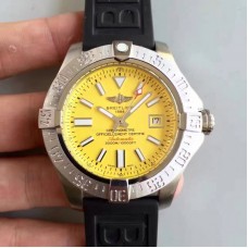 Breitling Avenger II Seawolf A1733110/BC30/152S/A20SS.1 Cadran jaune en acier inoxydable