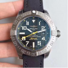 Réplique Breitling Avenger II Seawolf A1733110/BC30/435X/A20BASA.1 Cadran Noir en acier inoxydable