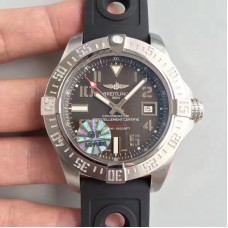 Réplique Breitling Avenger II Seawolf A1733110/F563/152S cadran anthracite en acier inoxydable