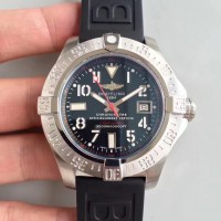 Réplique Breitling Avenger II Seawolf A1733110/F563/153S/A20DSA.2 Cadran Noir en acier inoxydable