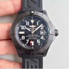 Réplique Breitling Avenger II Seawolf A1733110/I519/152S/A20SS.1 édition limitée cadran noir PVD