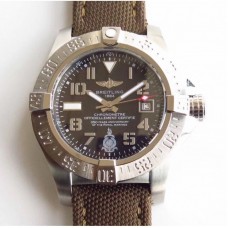 Réplique Breitling Avenger Seawolf Royal Marines Anniversaire de 350 ans cadran noir en acier