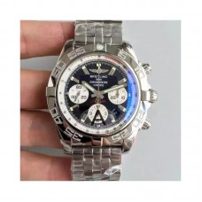 Réplique Breitling Chronomat 44 Cadran noir en acier inoxydable AB011012/B967/375A