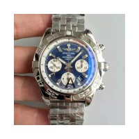 Breitling Chronomat 44 AB011012/C788/375A cadran bleu en acier inoxydable