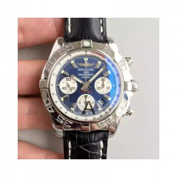 Réplique Breitling Chronomat 44 AB011012/C788/435X/A20BA.1 Cadran Bleu en acier inoxydable