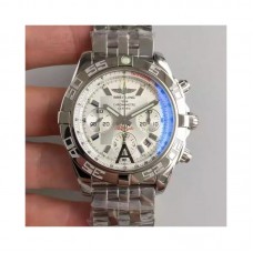 Réplique Breitling Chronomat 44 AB011012 | G684 | Cadran Blanc en acier inoxydable 375A