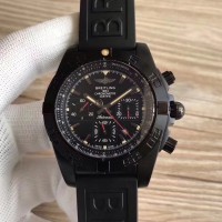 Réplique Breitling Chronomat 44 Blacksteel MB0111C3/BE35 Cadran Noir PVD