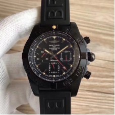 Réplique Breitling Chronomat 44 Blacksteel MB0111C3/BE35 Cadran Noir PVD