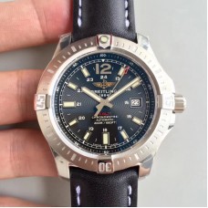 Réplique Breitling Colt Automatique 44MM A1738811-BD44BKLT Cadran Noir En Acier Inoxydable