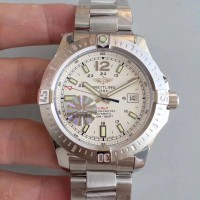 Réplique Breitling Colt Automatique 44MM A1738811-G791 Cadran Blanc en Acier Inoxydable