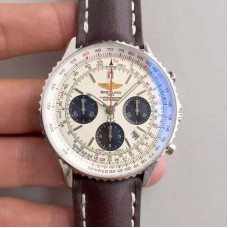 Réplique Breitling Navitimer 01 AB012012/BB01/437X/A20BA.1 Cadran Blanc en acier inoxydable